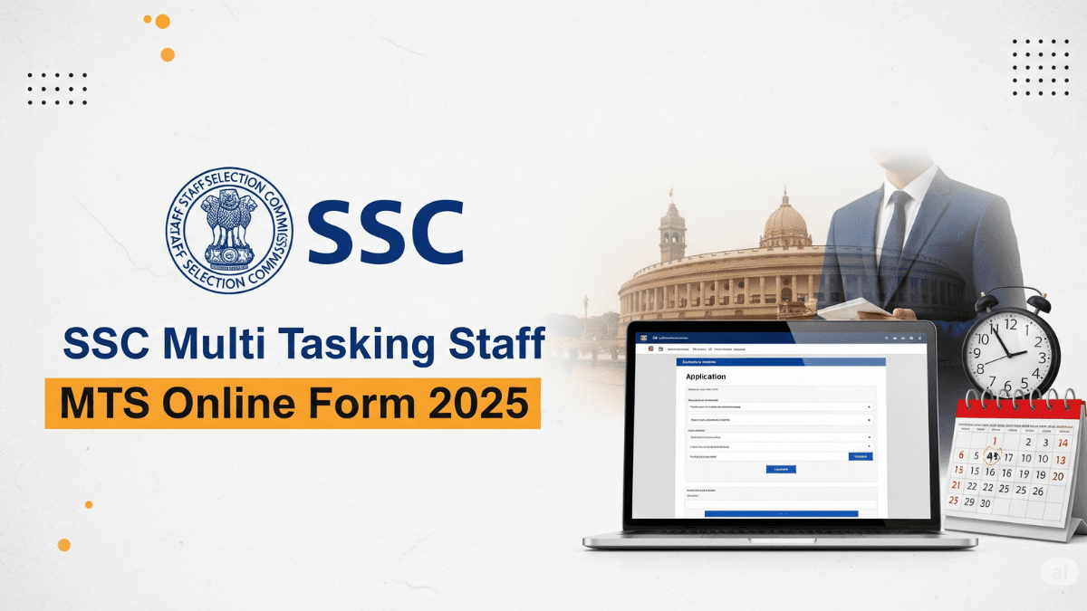 SSC Multi Tasking Staff MTS Online Form 2025