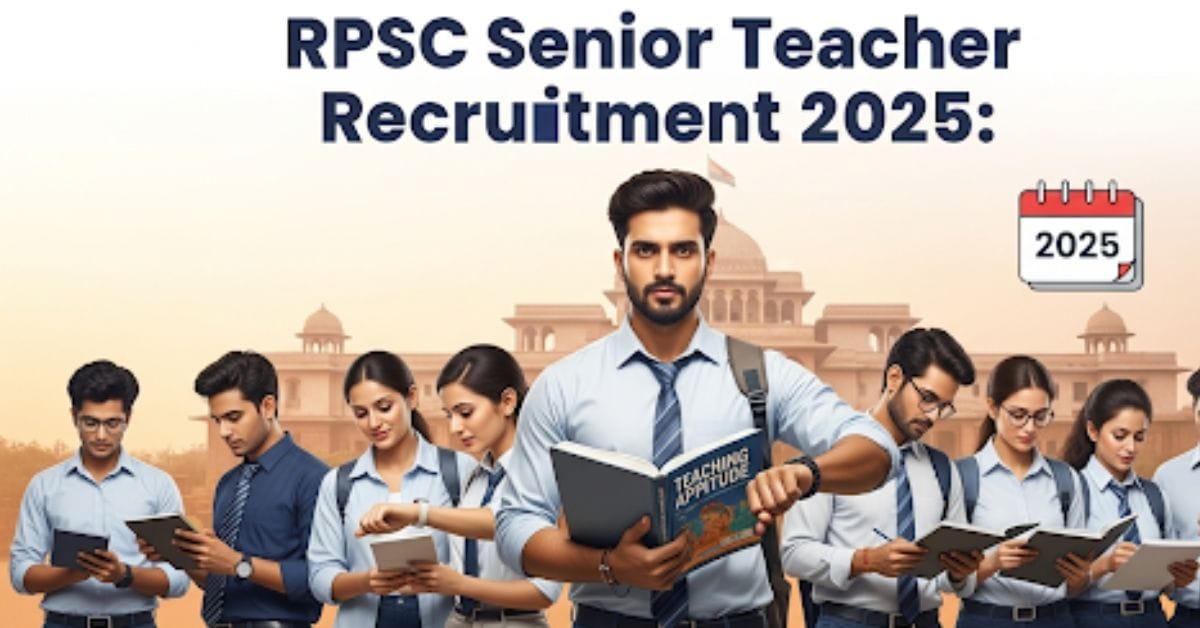 RPSC Senior Teacher Recruitment 2025
