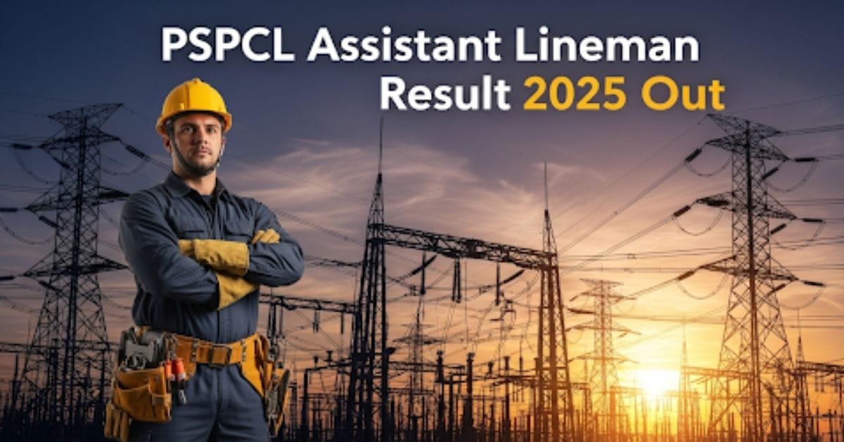 PSPCL Assistant Lineman Result 2025