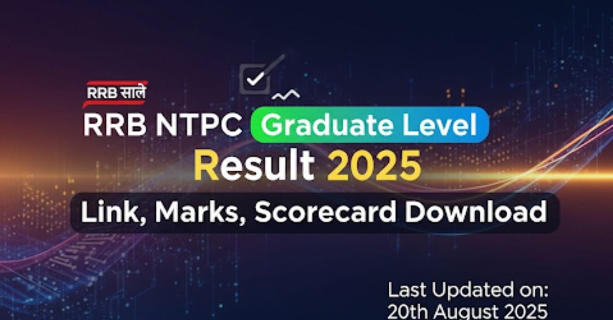 RRB NTPC Graduate Level Result 2025