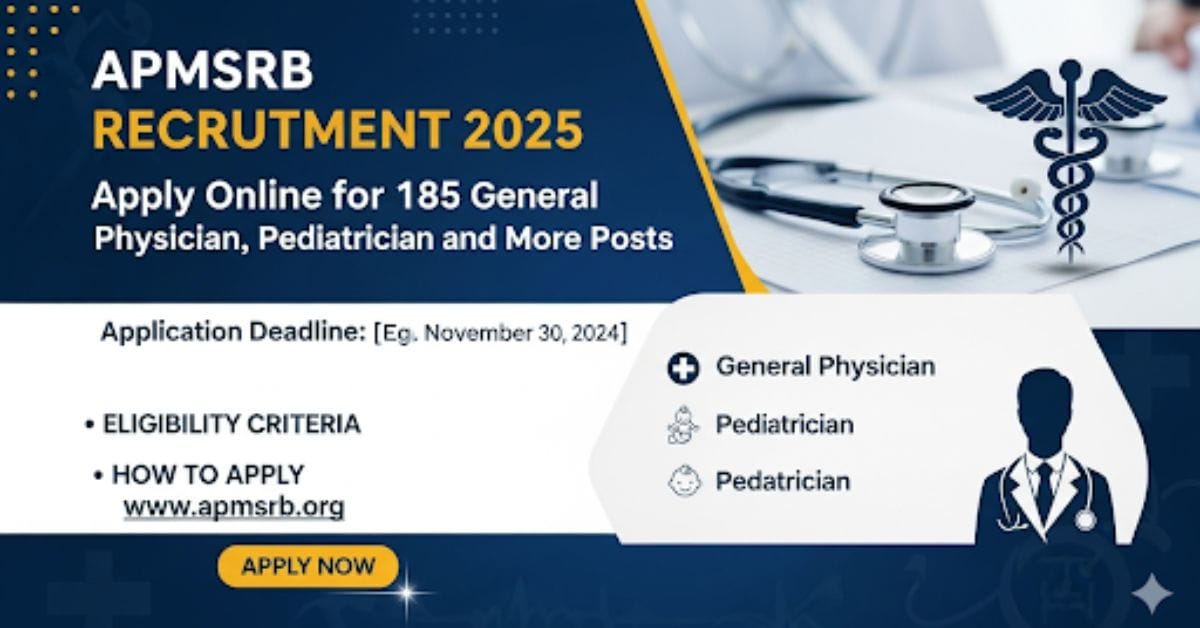 APMSRB Recruitment 2025