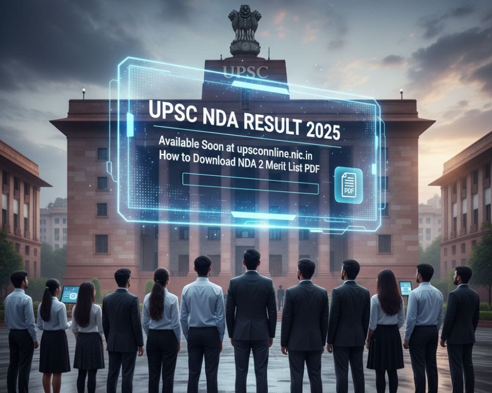 UPSC NDA result 2025