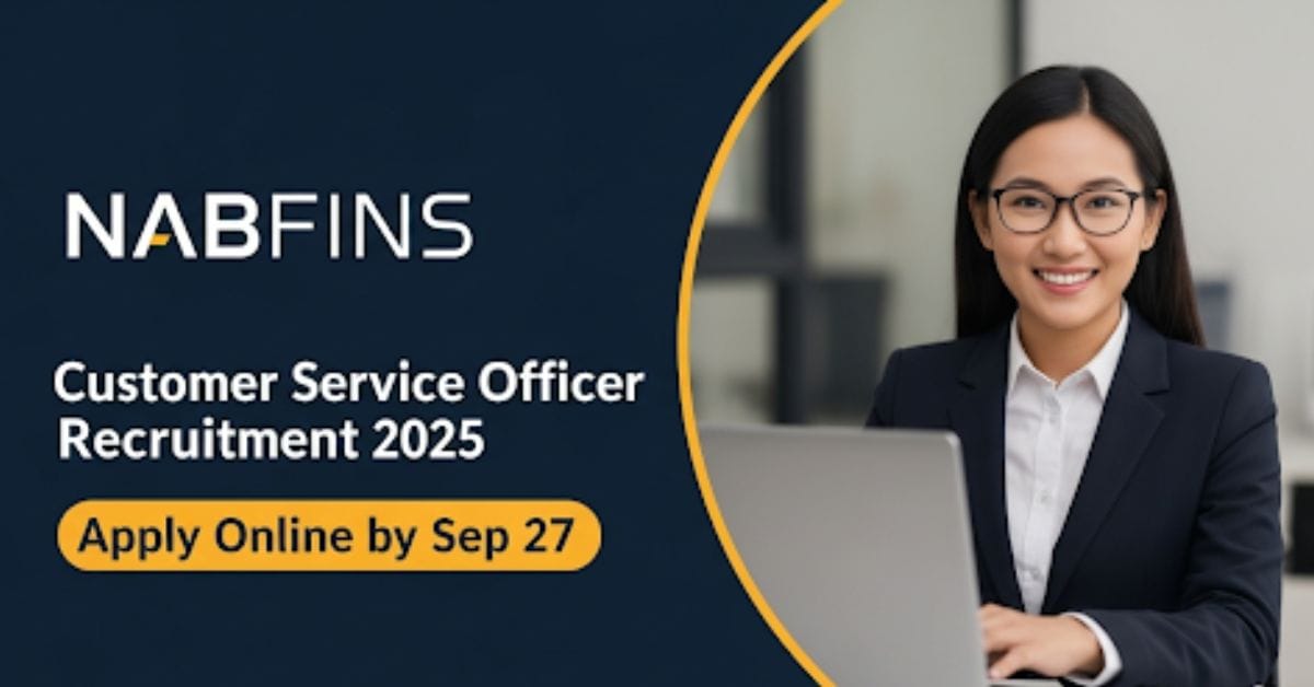 NABFINS Customer Service Officer Recruitment 2025
